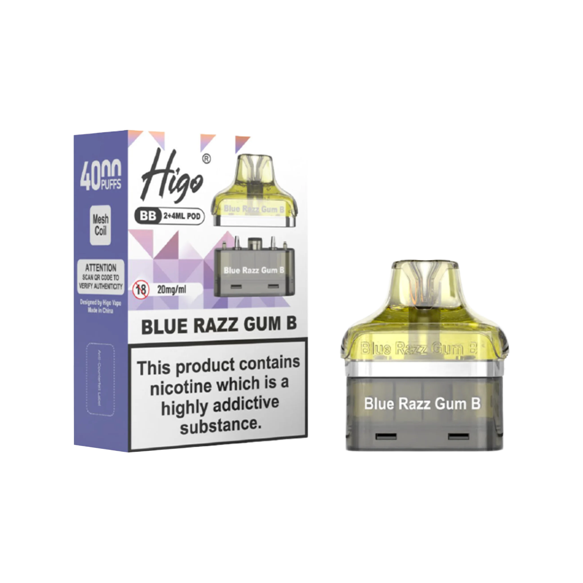 Higo BB 4000 Refill Pack | Isle of Vapes