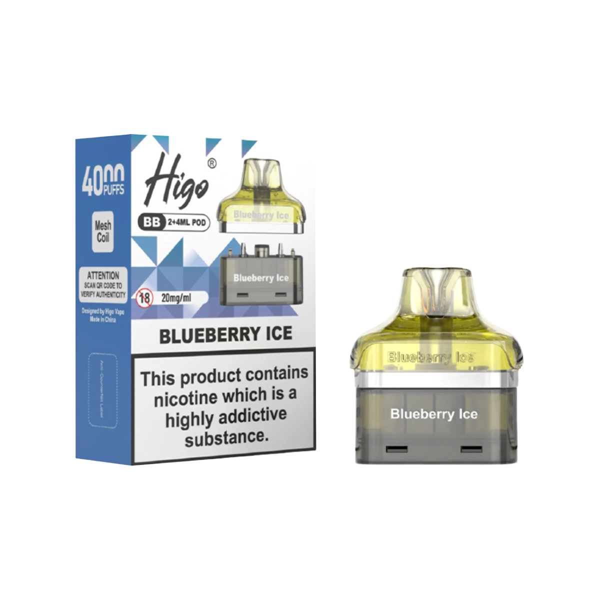 Higo BB 4000 Refill Pack | Isle of Vapes