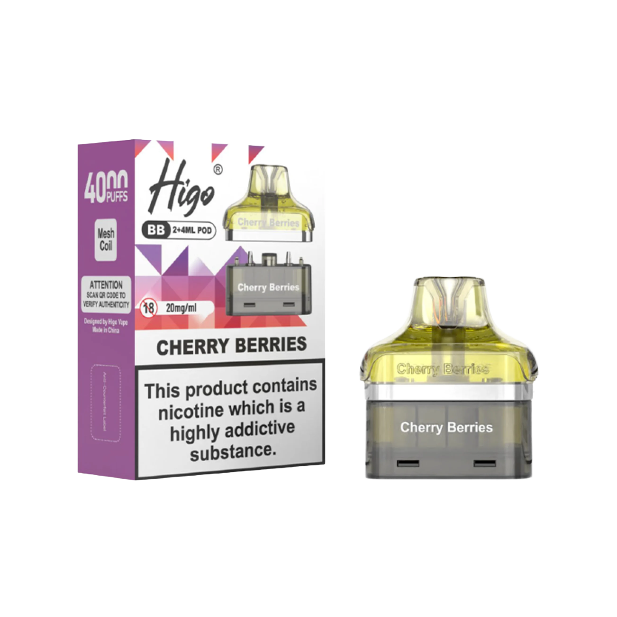 Higo BB 4000 Refill Pack | Isle of Vapes