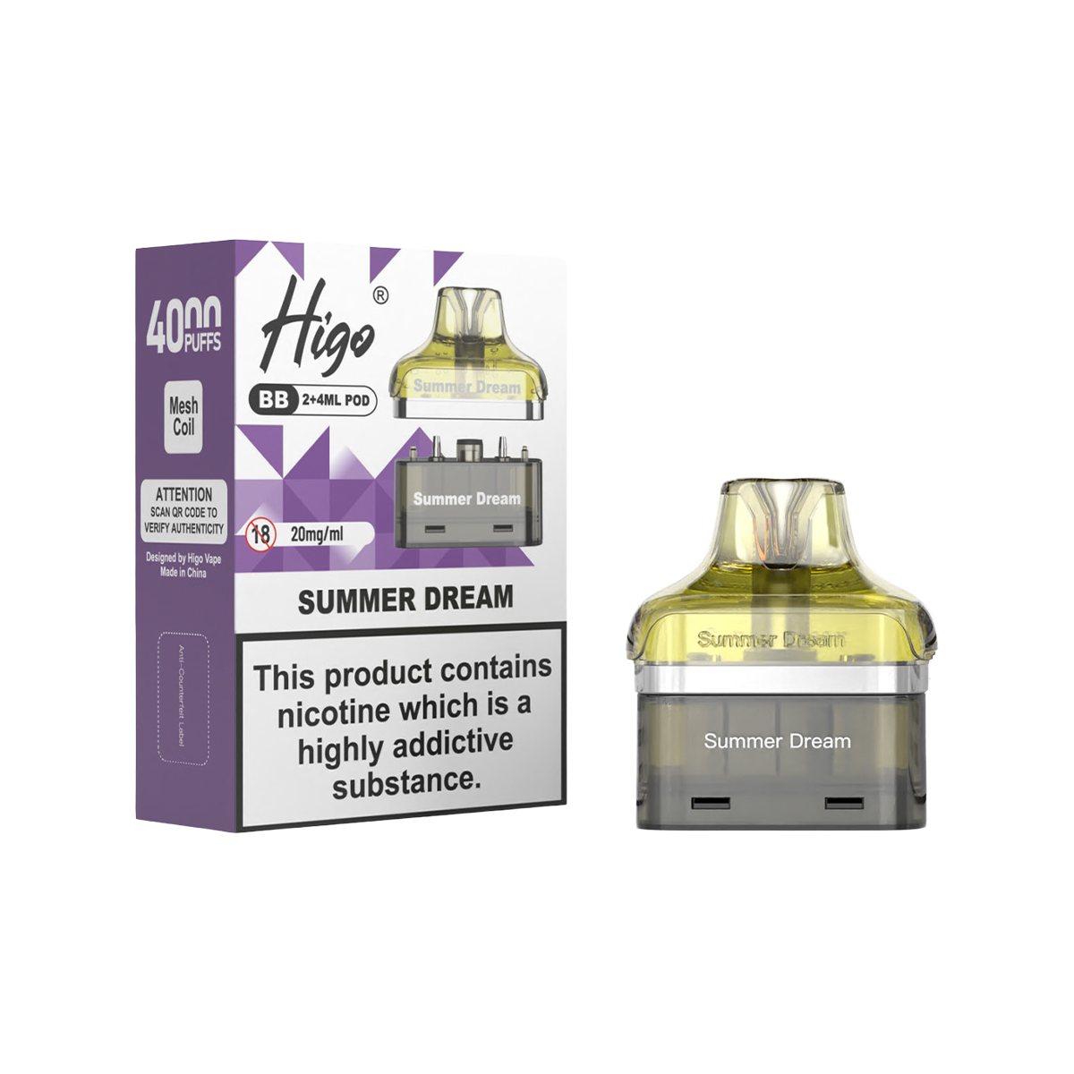 Higo BB 4000 Refill Pack | Isle of Vapes