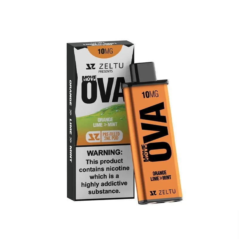 Orange Lime Mint Zeltu X3 Prefilled Pod — Move Ova