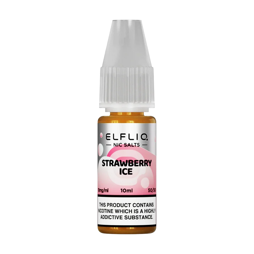 Strawberry Ice Elfliq Nic Salt by Elfbar - 10ml