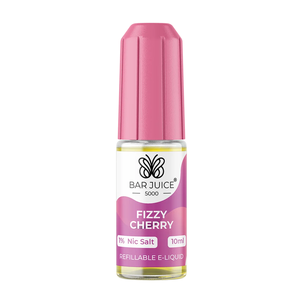 Bar Juice 5000 Fizzy Cherry 10ml nic salt flavour packaging