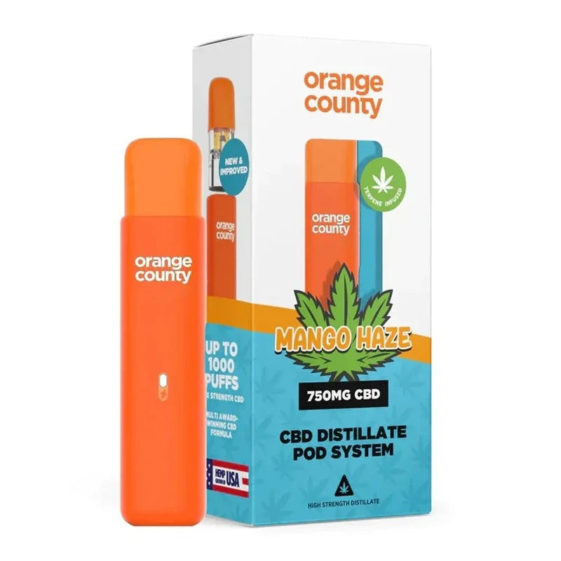 Orange County Mango Haze CBD Distillate Pod System 750mg