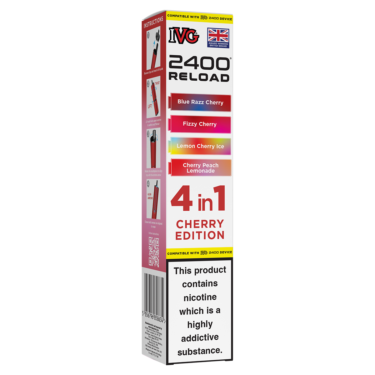 Cherry Edition IVG 2400 Refill Pods | Isle of Vapes