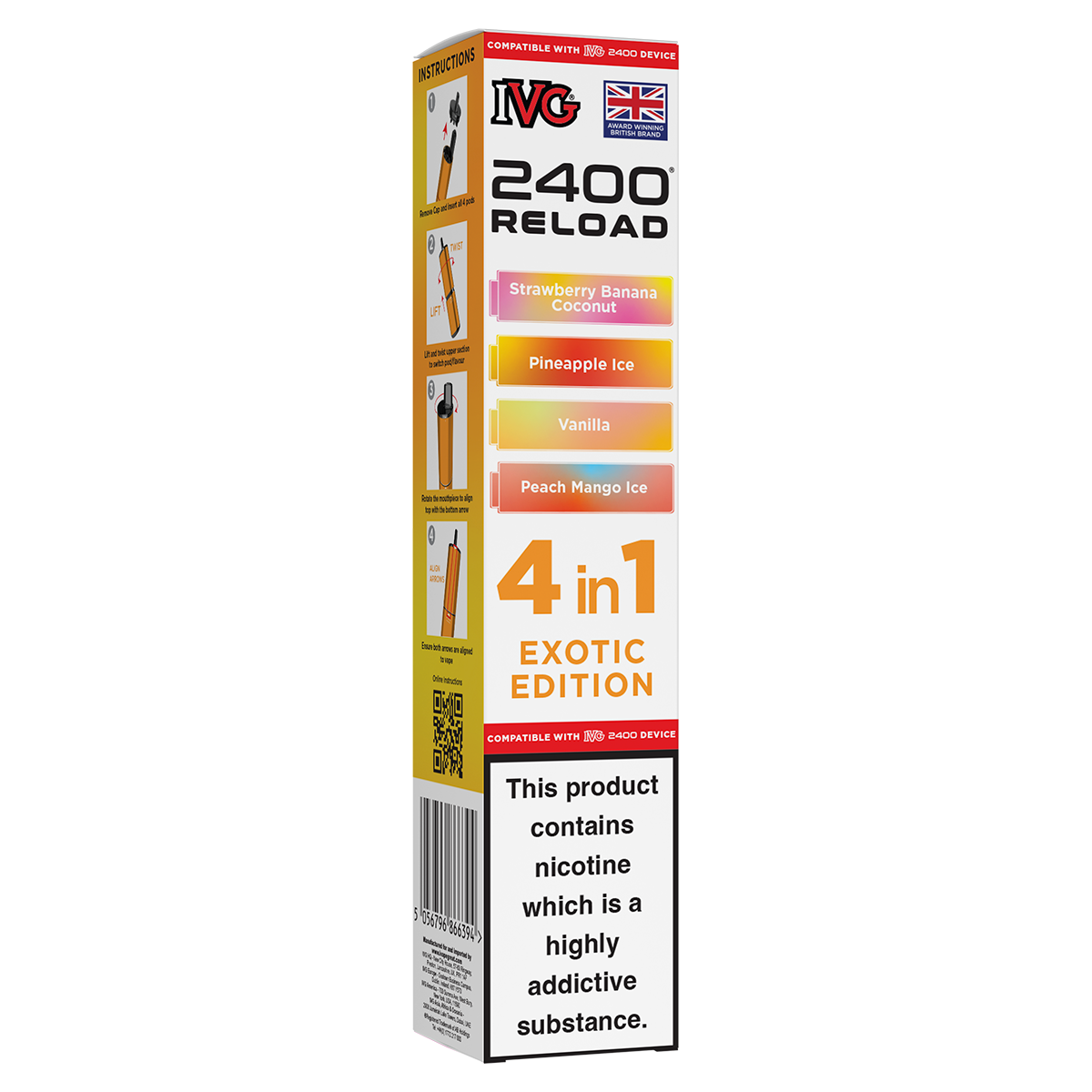Exotic Edition IVG 2400 Refill Pods | Isle of Vapes