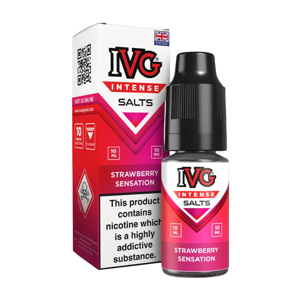 Strawberry Sensation Nic Salt by IVG Intense