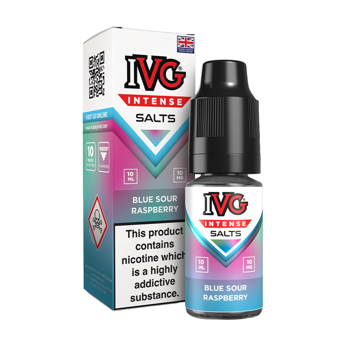 Blue Sour Raspberry Nic Salt by IVG Intense