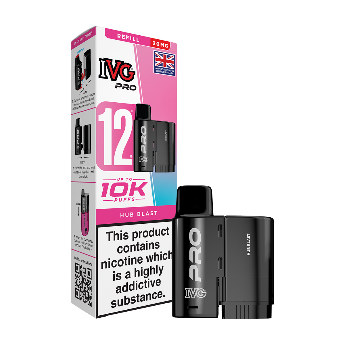 Hub Blast IVG Pro 12 Refill Pack