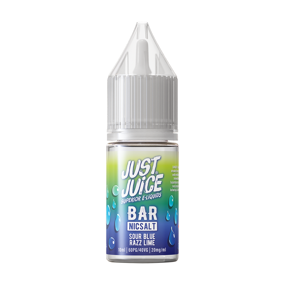 Sour Blue Razz Lime Nic Salt by Just Juice Bar | Isle of Vapes