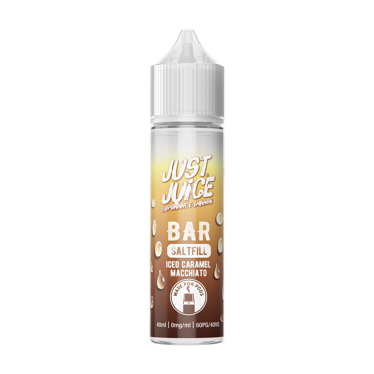 Iced Caramel Macchiato Shortfill by Just Juice 40ml | Isle of Vapes