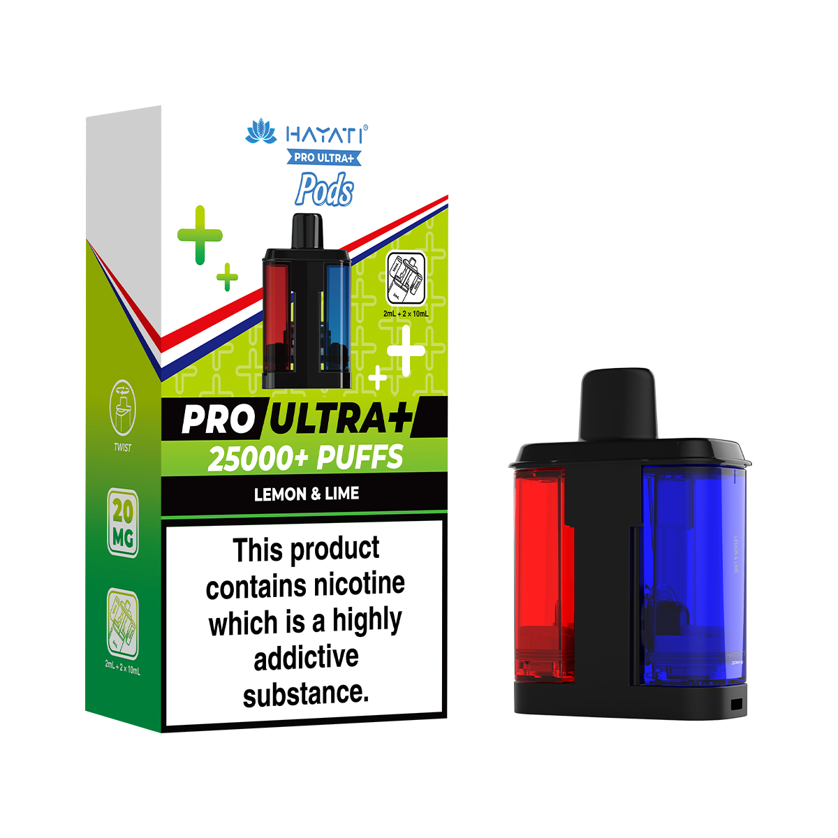Lemon & Lime Hayati Pro Ultra Plus Refill Pack | Isle of Vapes