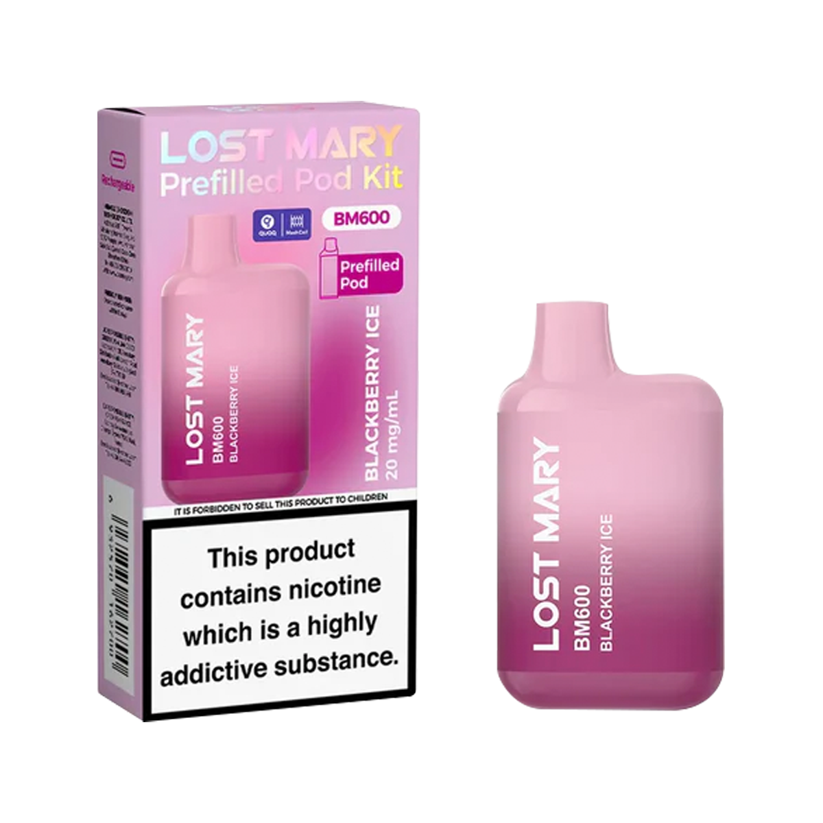Lost Mary BM600 Prefilled Pod Kit | Isle of Vapes
