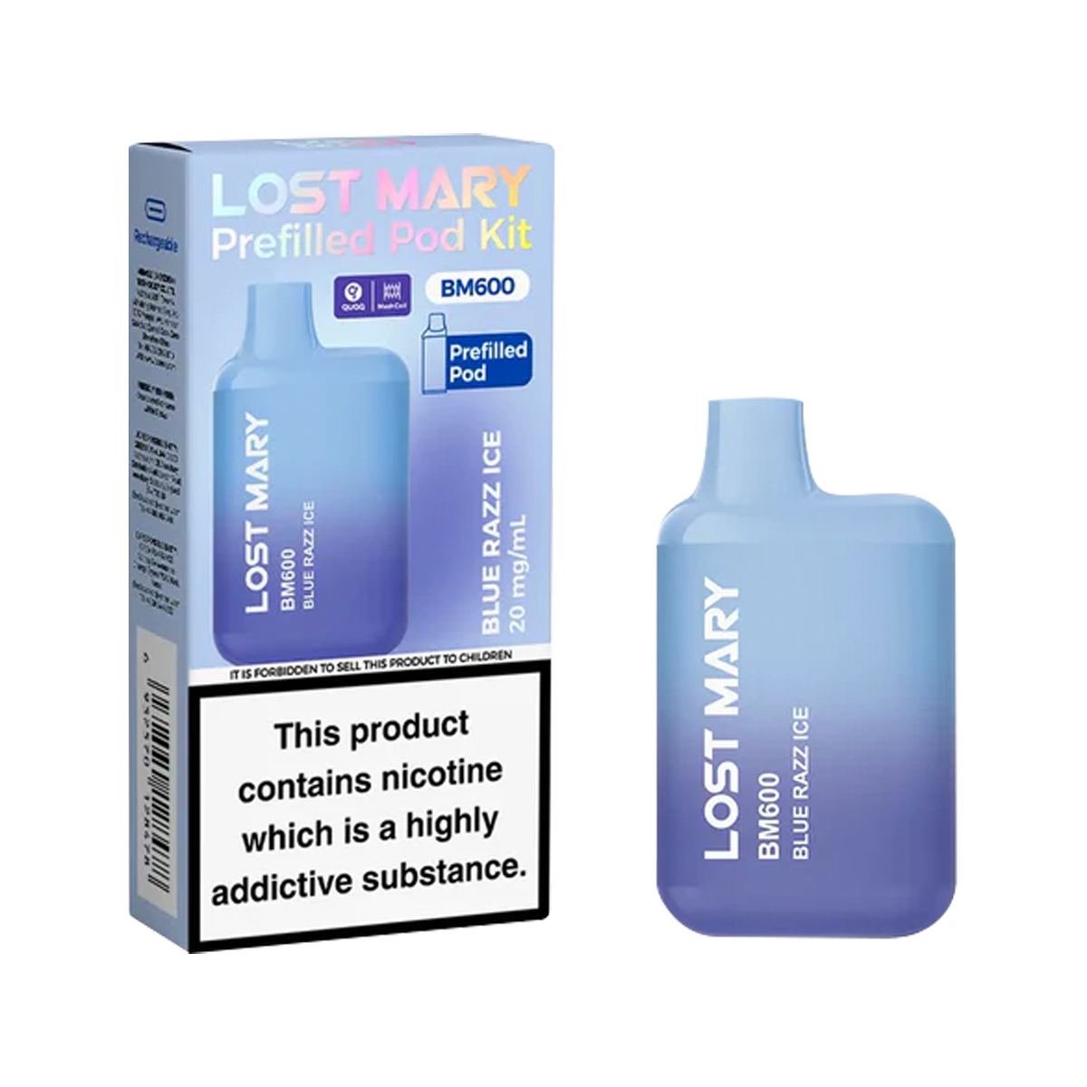 Lost Mary BM600 Prefilled Pod Kit | Isle of Vapes