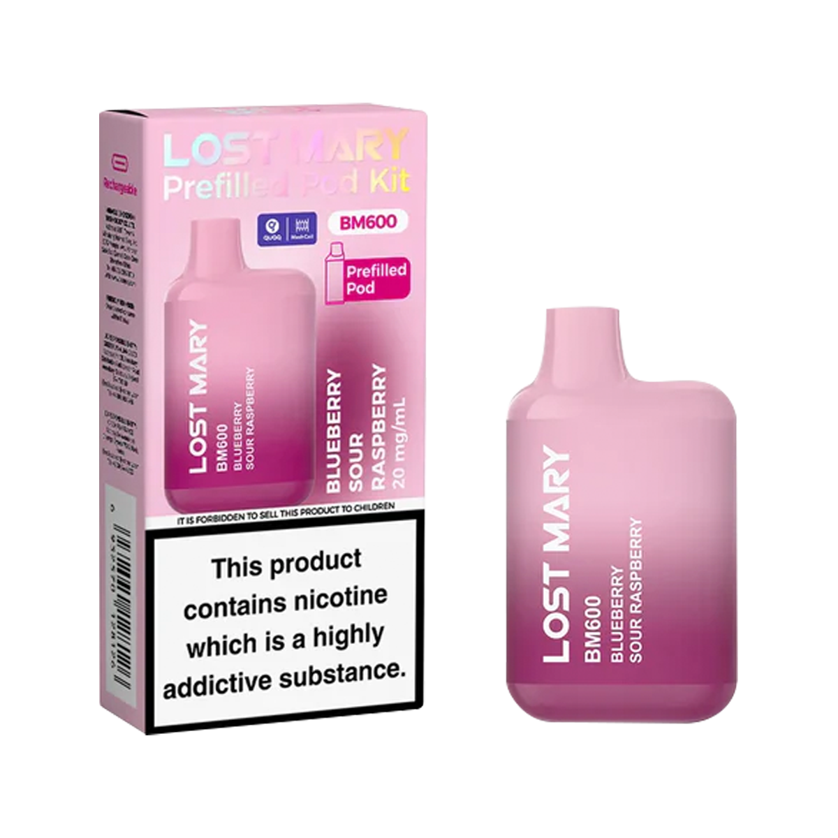Lost Mary BM600 Prefilled Pod Kit | Isle of Vapes