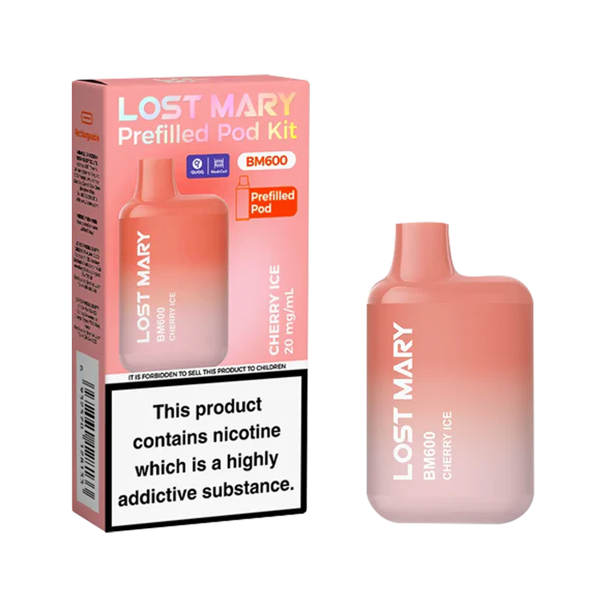 Lost Mary BM600 Prefilled Pod Kit | Isle of Vapes