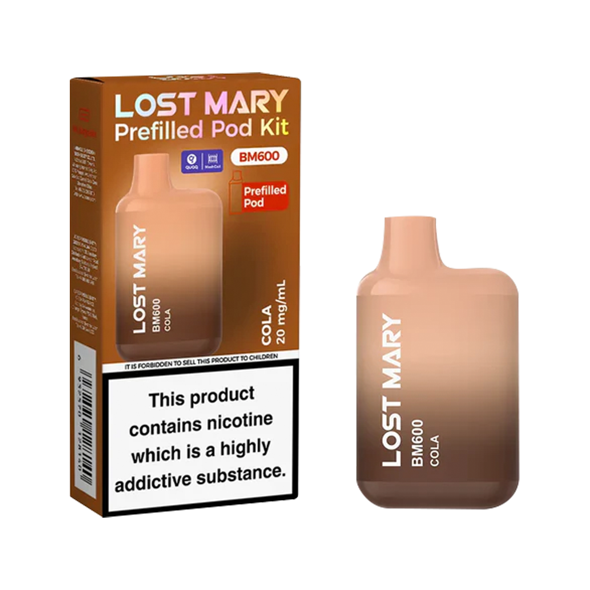 Lost Mary BM600 Prefilled Pod Kit | Isle of Vapes