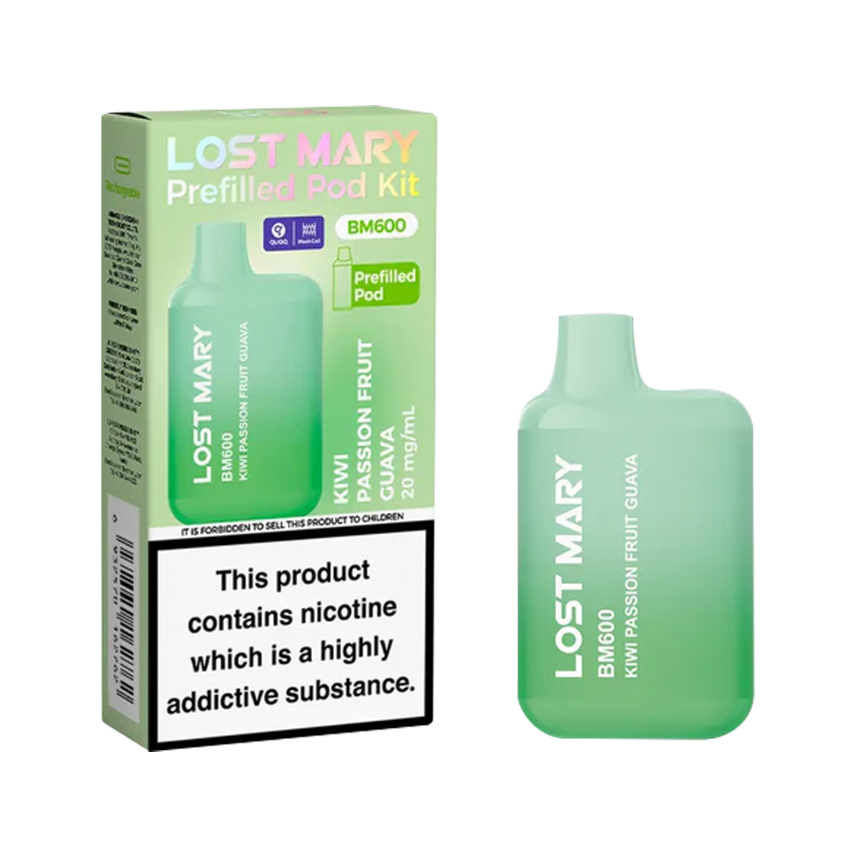 Lost Mary BM600 Prefilled Pod Kit | Isle of Vapes