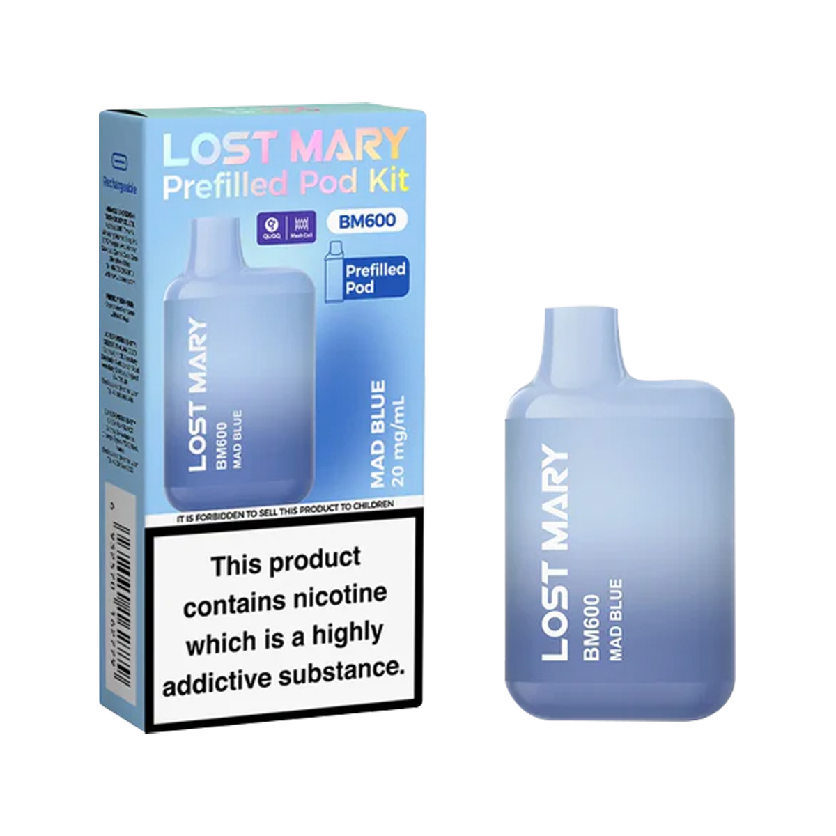Lost Mary BM600 Prefilled Pod Kit | Isle of Vapes
