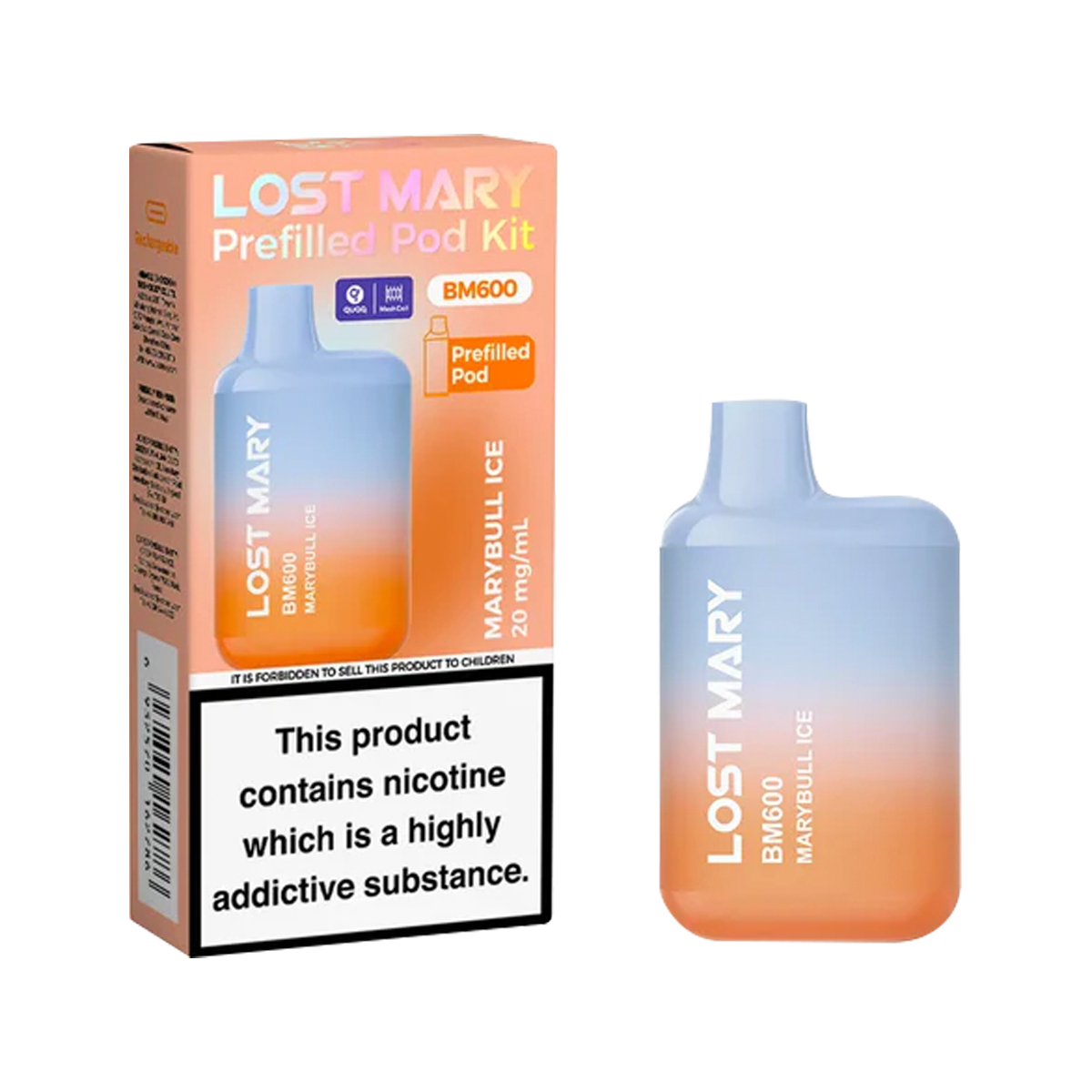 Lost Mary BM600 Prefilled Pod Kit | Isle of Vapes