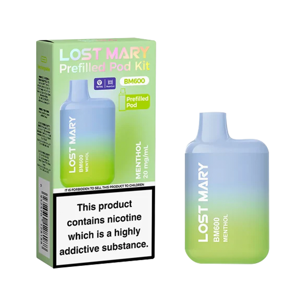Lost Mary BM600 Prefilled Pod Kit | Isle of Vapes
