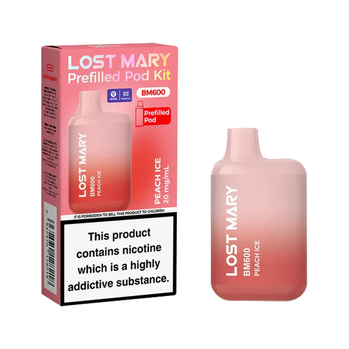 Lost Mary BM600 Prefilled Pod Kit | Isle of Vapes
