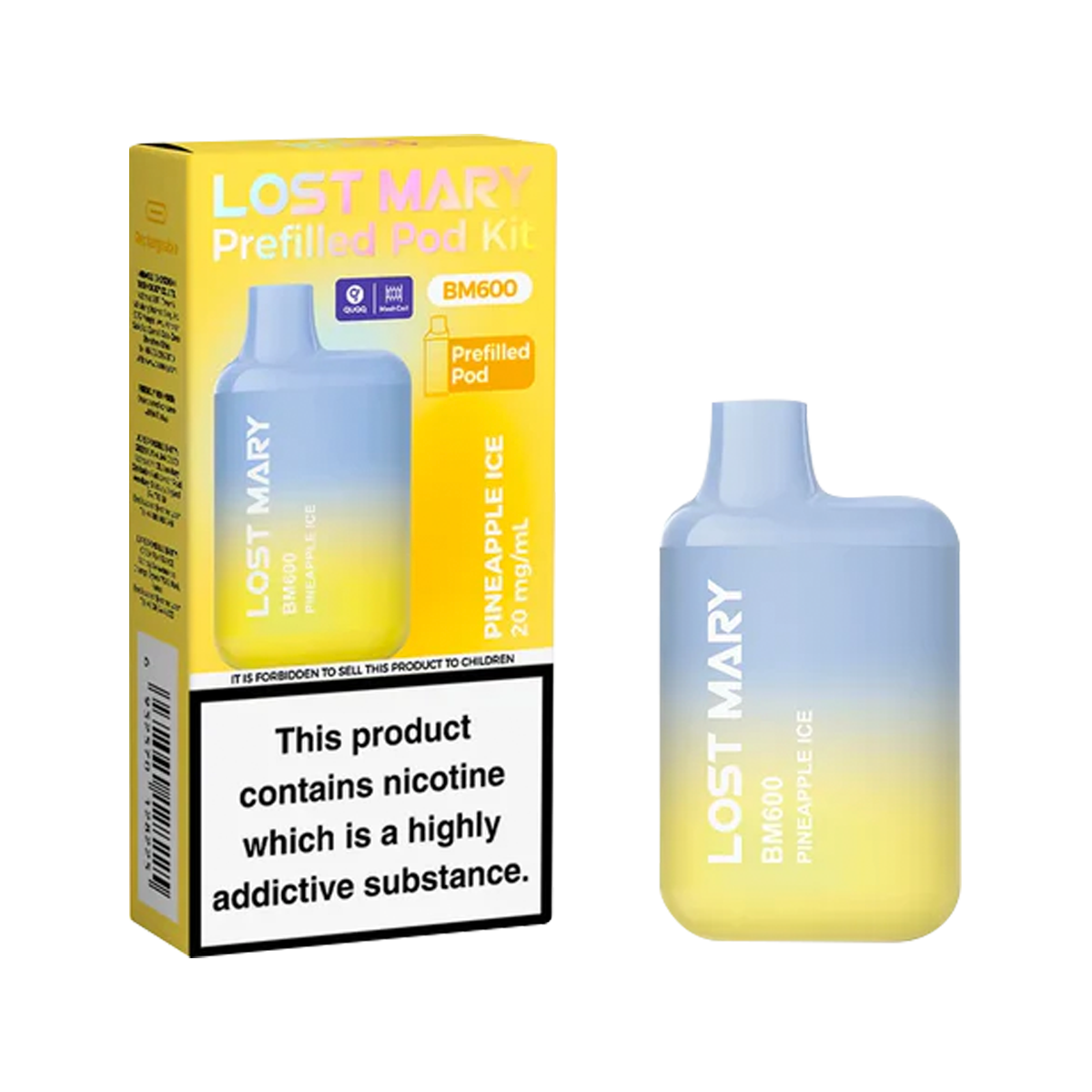 Lost Mary BM600 Prefilled Pod Kit | Isle of Vapes