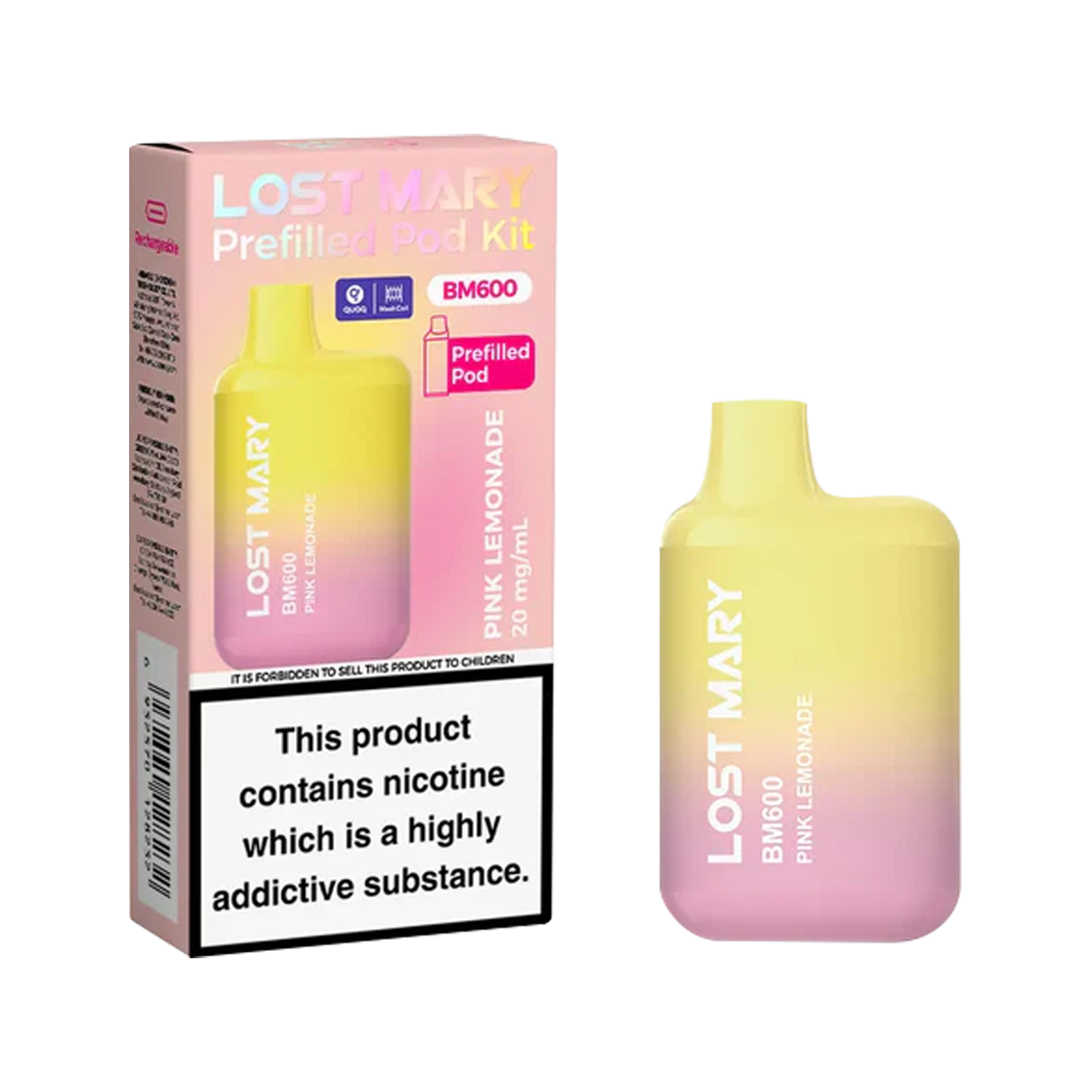 Lost Mary BM600 Prefilled Pod Kit | Isle of Vapes