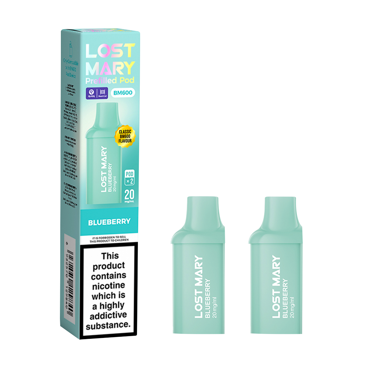 Blueberry Lost Mary BM600 Pods