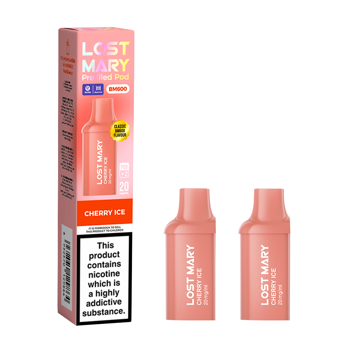 Cherry Ice Lost Mary BM600 Pods
