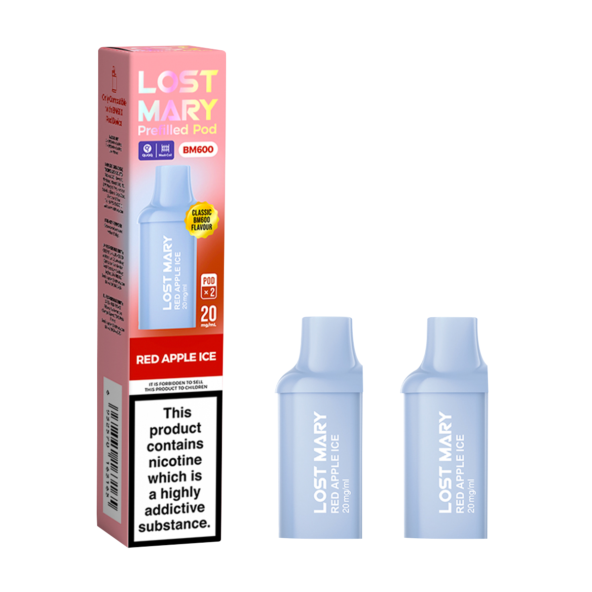 Red Apple Ice Lost Mary BM600 Pods