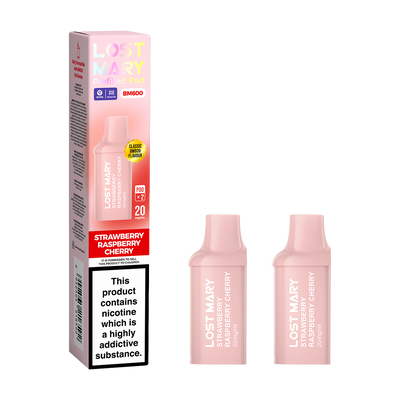 Strawberry Raspberry Cherry Lost Mary BM600 Pods