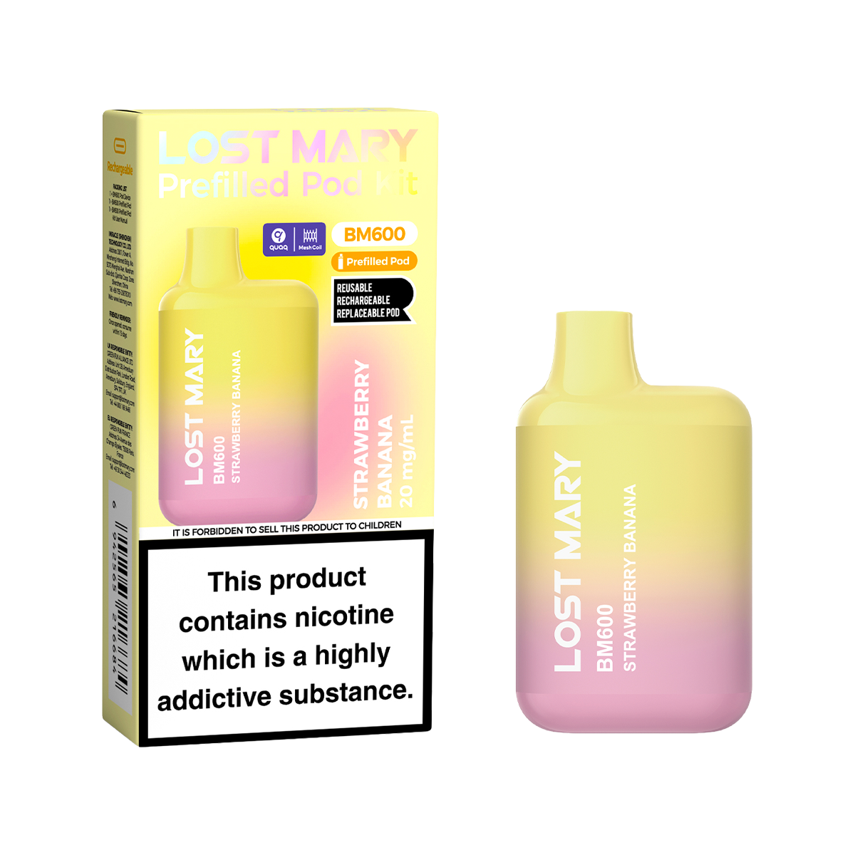 Lost Mary BM600 Prefilled Pod Kit | Isle of Vapes