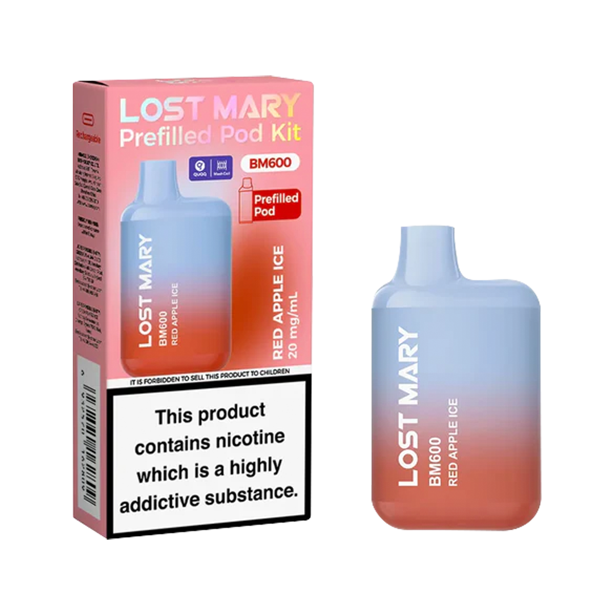 Lost Mary BM600 Prefilled Pod Kit | Isle of Vapes