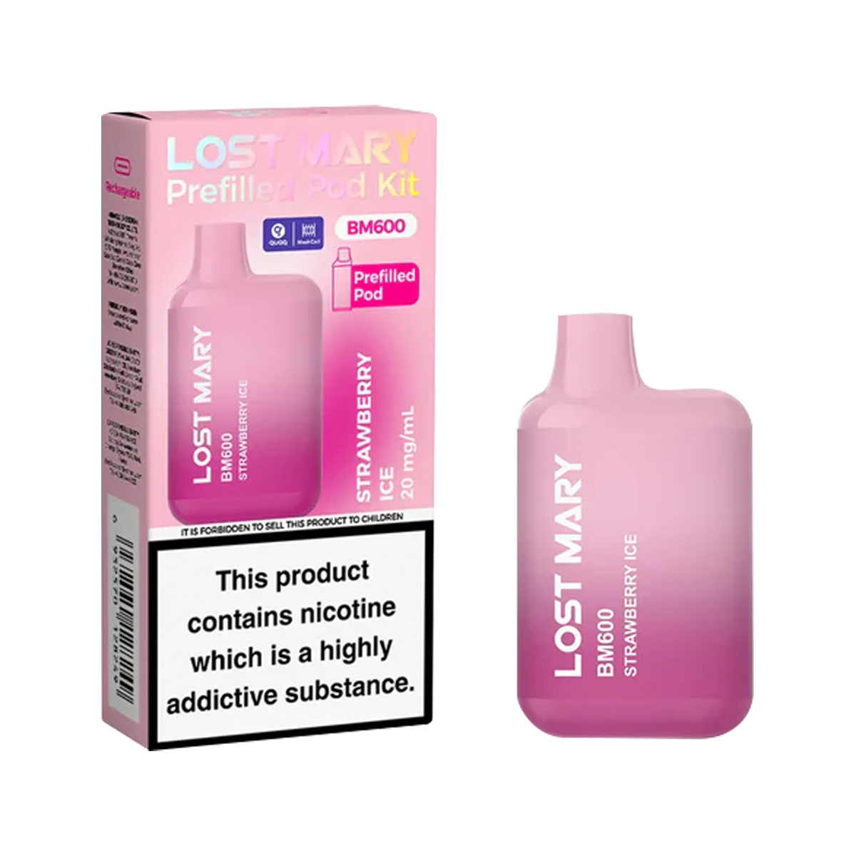 Lost Mary BM600 Prefilled Pod Kit | Isle of Vapes