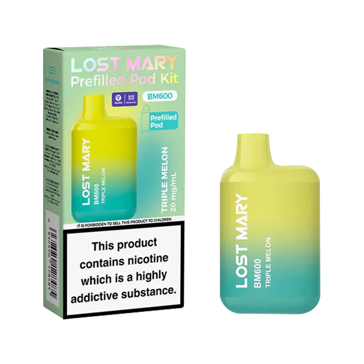Lost Mary BM600 Prefilled Pod Kit | Isle of Vapes