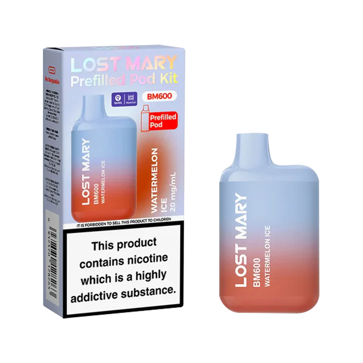 Lost Mary BM600 Prefilled Pod Kit | Isle of Vapes