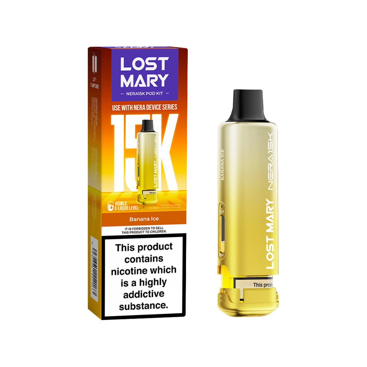 Banana Ice Lost Mary NERA15K Refill Pack
