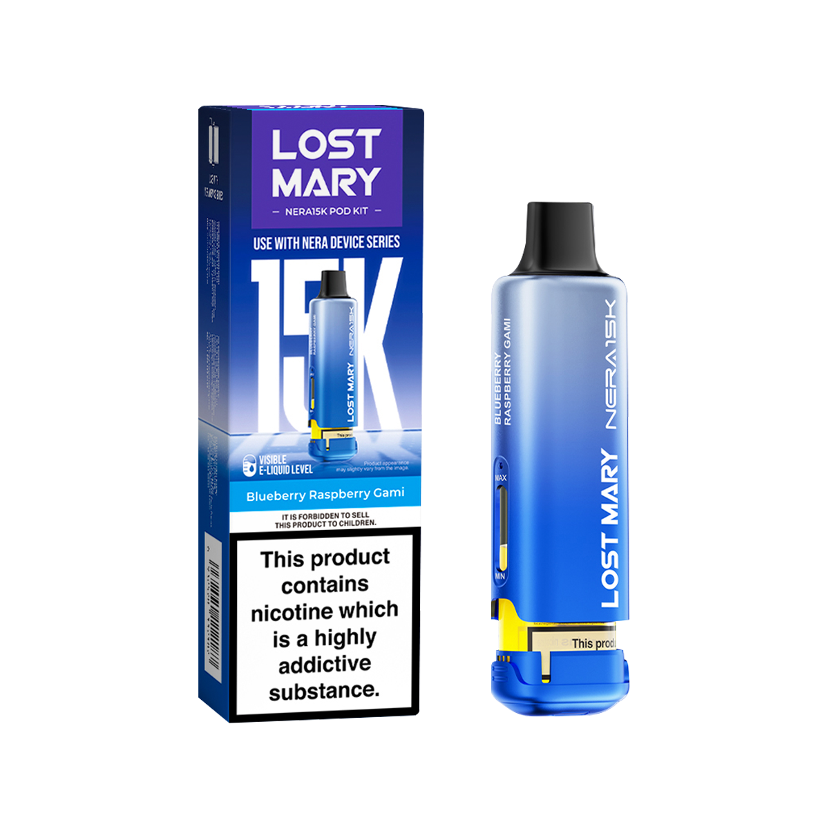Blueberry Raspberry Gami Lost Mary NERA15K Refill Pack