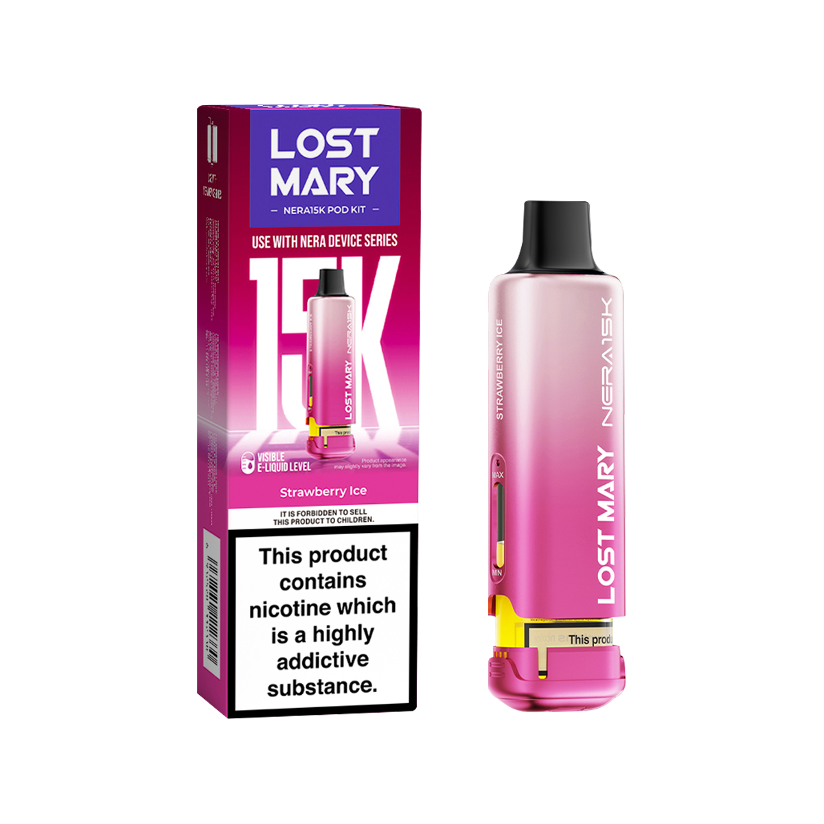 Strawberry Ice Lost Mary NERA15K Refill Pack
