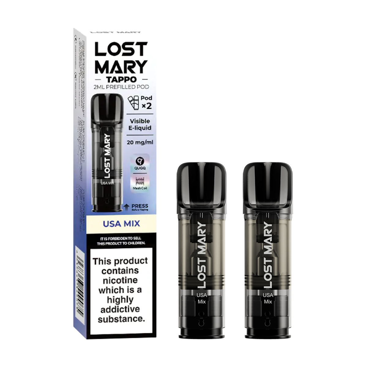 USA Mix Lost Mary Tappo Pods | Isle of Vapes