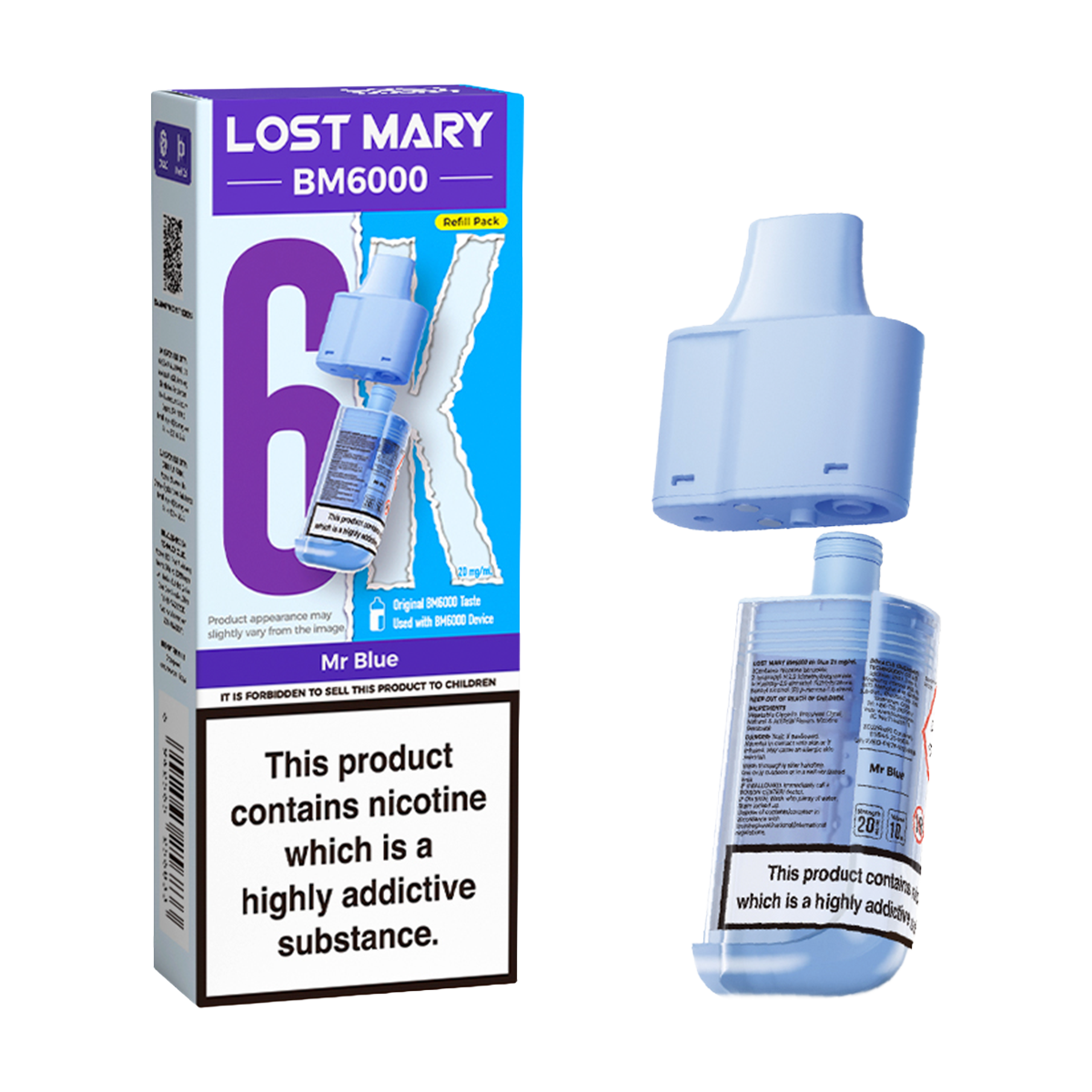 Mr Blue Lost Mary BM6000 Refill Pack