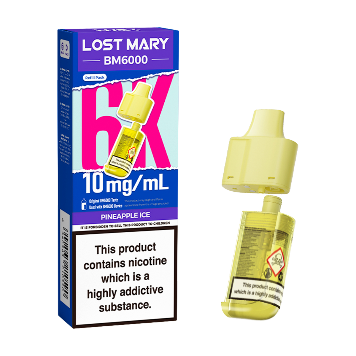 Pineapple Ice Lost Mary BM6000 Refill Pack