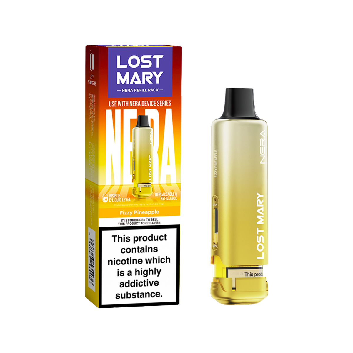 Fizzy Pineapple Lost Mary NERA15K Refill Pack