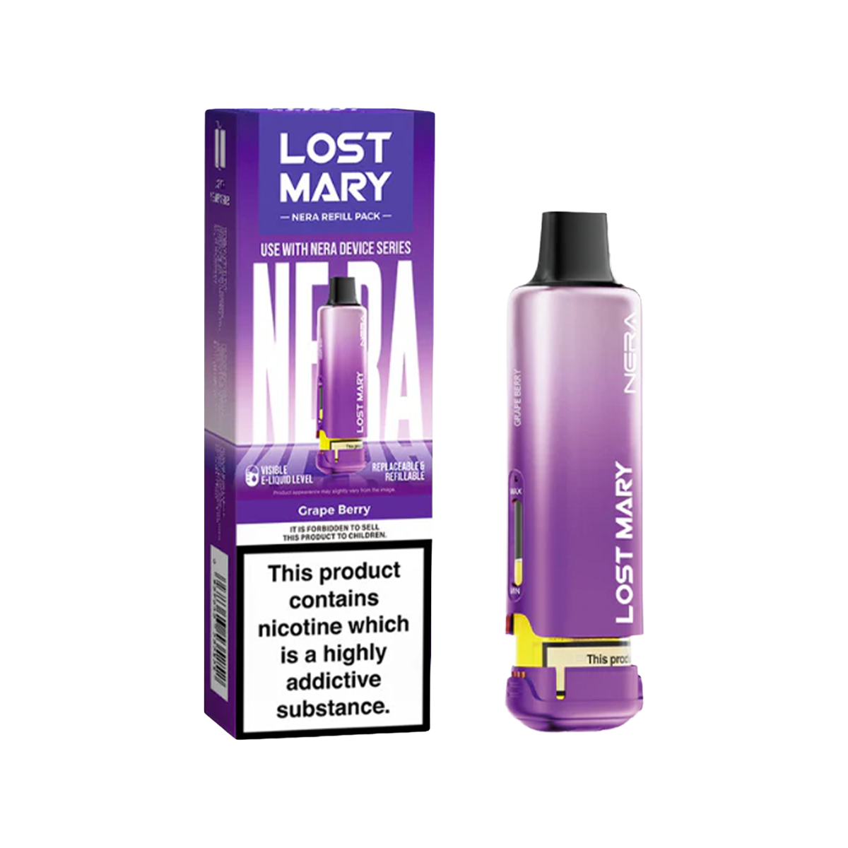 Grape Berry Lost Mary NERA15K Refill Pack