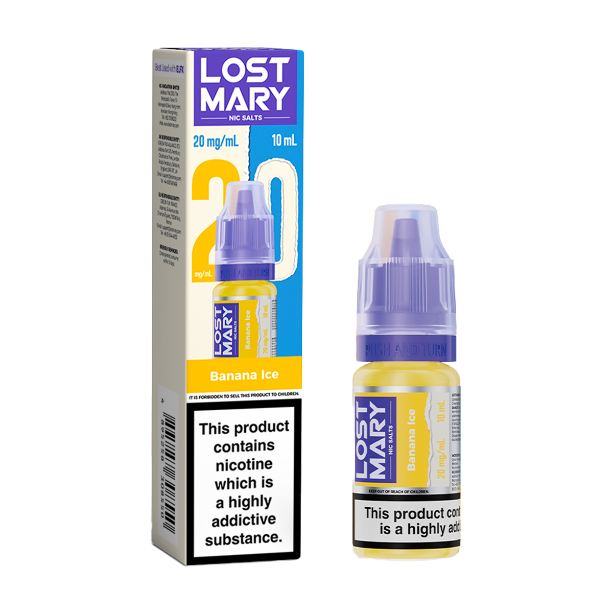 Banana Ice Lost Mary Nic Salt