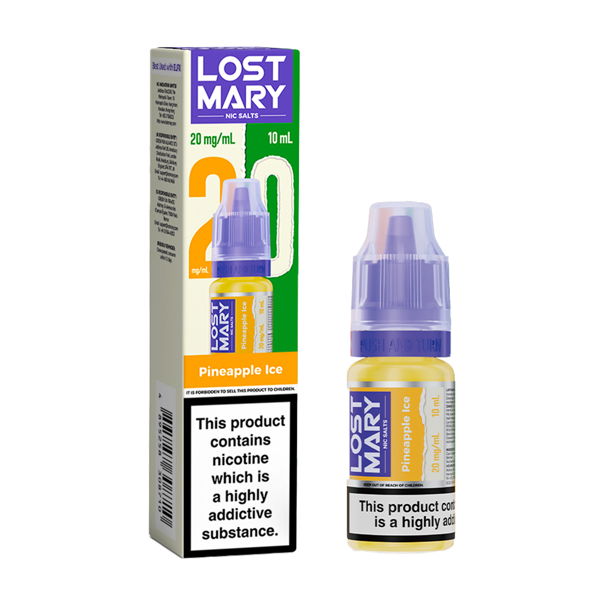 Pineapple Ice Lost Mary Nic Salt