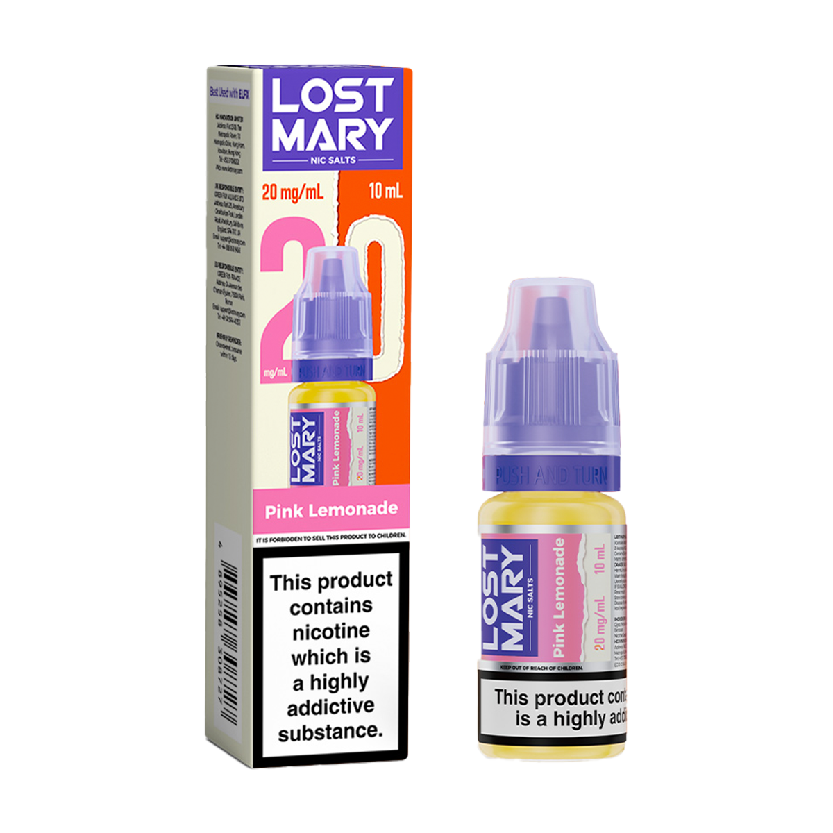Pink Lemonade Lost Mary Nic Salt