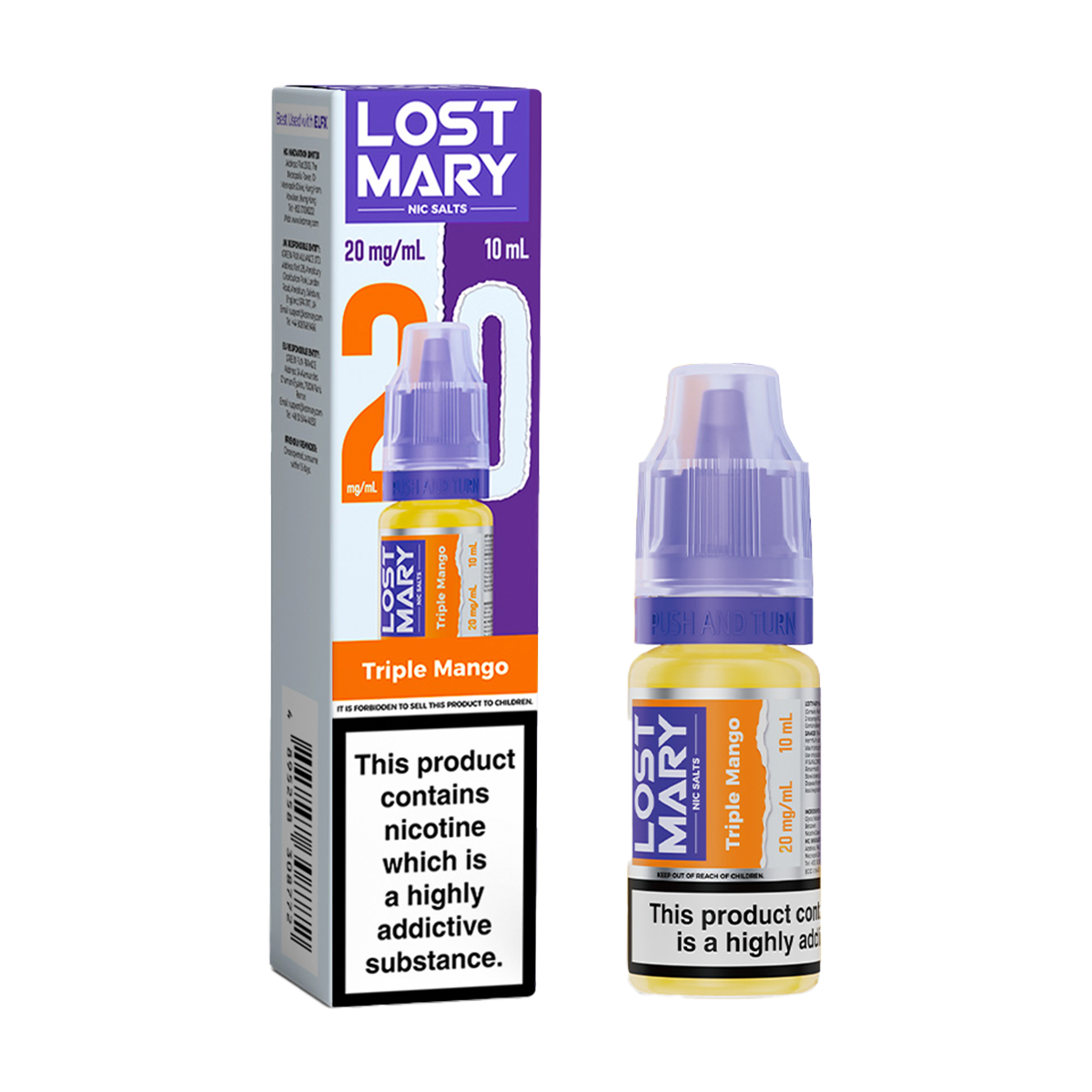 Triple Mango Lost Mary Nic Salt