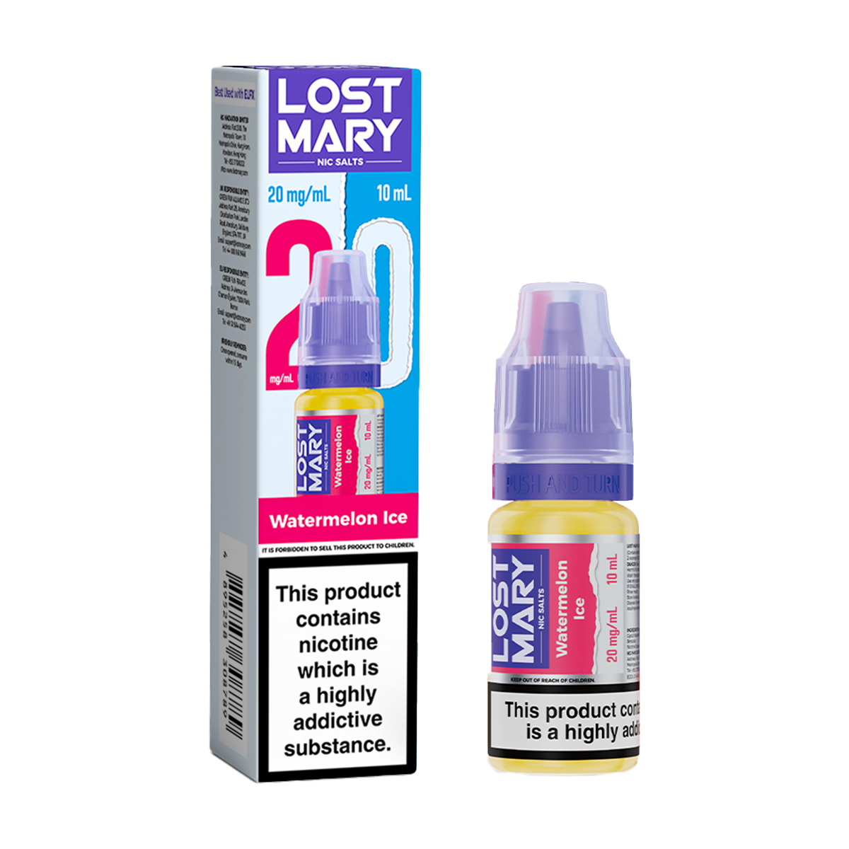Watermelon Ice Lost Mary Nic Salt